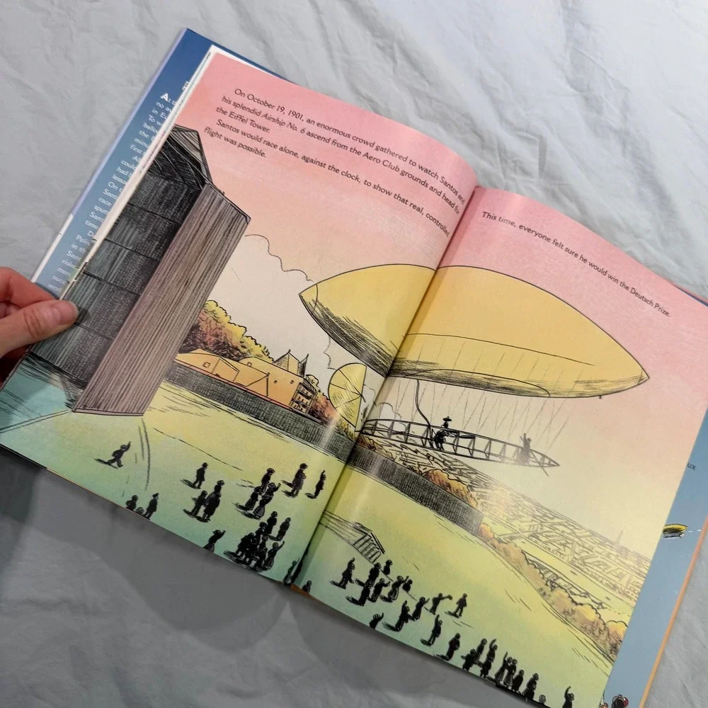A Dream of Flight Alberto Santos-Dumont Eiffel Tower Rob Jef Polivka Hardcover